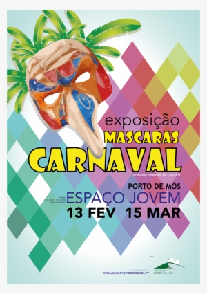 Exposição De Máscaras De Carnaval - Flyer