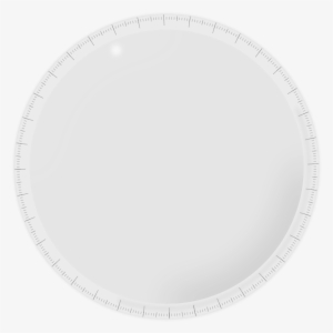 Round Plastic Ruler - Round Lens Png
