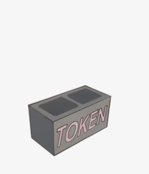 Token Cinder Block Pin - Box