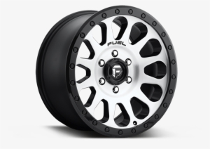 Fuel D580 "vector" Wheel In Satin Black With Machined - Fuel Vector Wheels