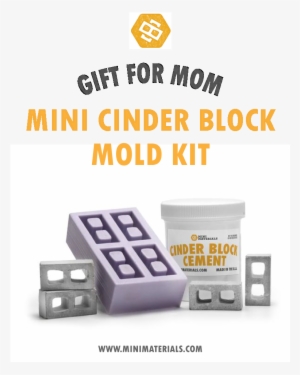 Unique Diy Gift Idea For Mother's Day - Miniature Cinder Block Molds