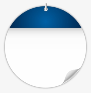 Circle Calendar Date Icon Navy Blue - Circle