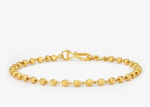 22ct Gold Beaded Bracelet - Pearl
