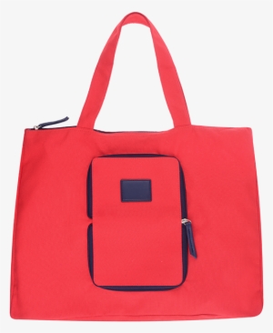 Shopping Bag Rak Fabric Red/navy - Handbag