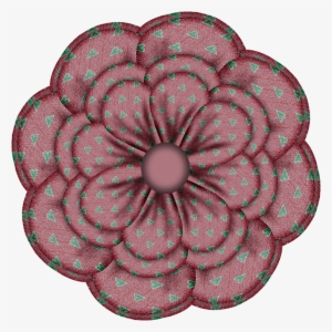 Fabric Flower Png Background Image - Transparent Fabric Flowers Clip Art
