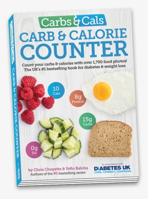 carb & calorie counter book - carbs and cals book