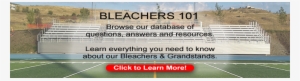 Bleachers 101 Clickable Banner - Bleachers