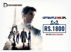 Giftraffle Mission Impossible - Tom Cruise Mission Impossible Fallout