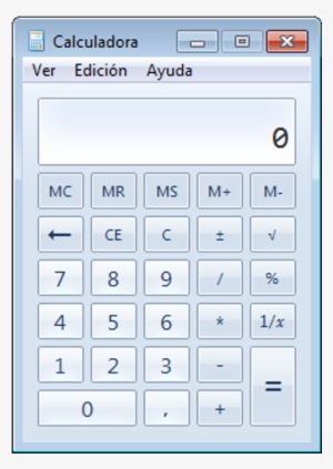 Vista En Modo Científico De La Calculadora - Windows 7 Calculator