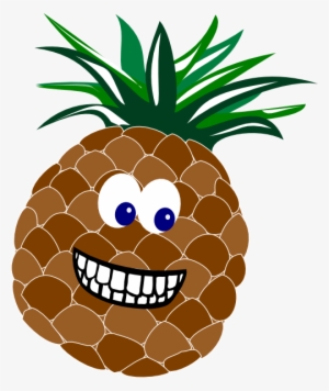 Pineapple With Face Svg Clip Arts 504 X 599 Px