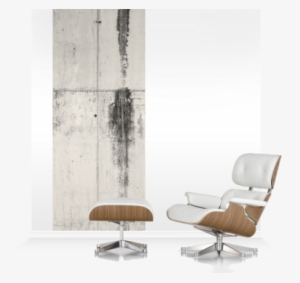 Accent Murals Of Cracked Paint Warm By Textures - Charles Eames Lounge Chair