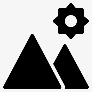 The Icon Shows Two Triangles - Landscape