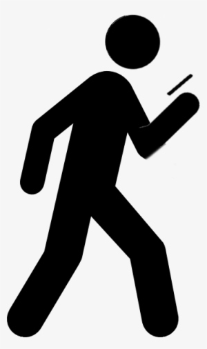 The National Safety Council States That It's “just - Red Icon Of Walking
