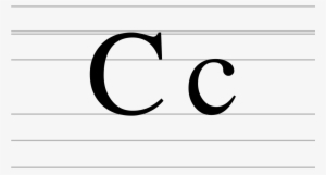 Latin Letter C - Calligraphy