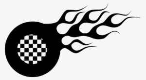 Wheels Tire Racing Fire Checkered Speed Bl - Racing Clipart