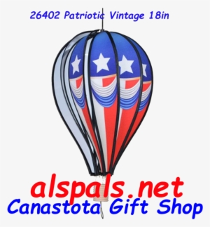 #26402 Vintage Patriotic Hot Air Balloon Upc# 630104264024 - Hot Air Balloon