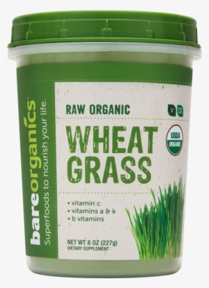 Bareorganics Hierba De Trigo En Polvo 227g - Bareorganics Wheatgrass Powder (raw-organic) (8oz)