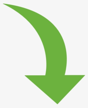 Green Curved Arrow Png