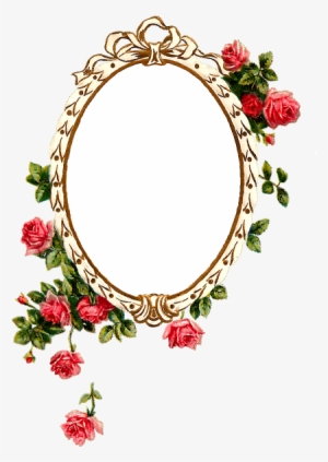 Victorian Die Cut - Rose Flower Frames Design