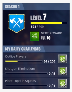 Daily-challenges - Season 1 Level 10 Reward