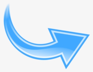 Blue Curved Arrow Png Download - Blue Curved Arrow Png