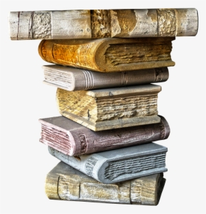 Books, Book Stack, Ceramic, Capital, Stacked, Pillar - Book