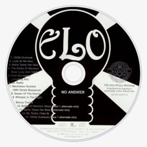 Fbi Anti Piracy Warning Logo Png - Electric Light Orchestra - No Answer (expanded Edition)