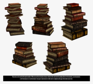 Stacks Of Books Renders Ii By Frozenstocks - Lumber