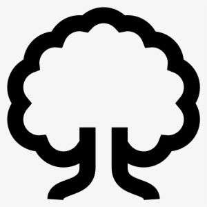 Deciduous Tree Icon - Tree Icon Png White