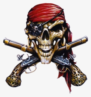 Skull-109 - Pirate Skulls Transparent Background
