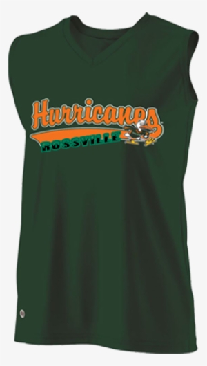 Miami Hurricanes Girls Sleeveless Softball Jersey - Active Tank