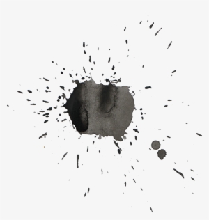 Free Black Splatter Png - Circle