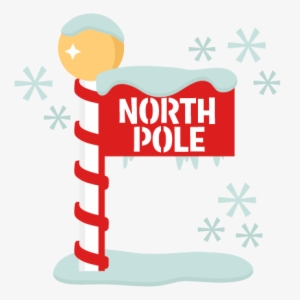 Clip Freeuse Stock North Pole Clipart - North Pole Sign Png