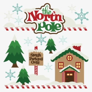 The North Pole Svg Cutting File Christmas Svg Cut Files - North Pole Signs Clip Art
