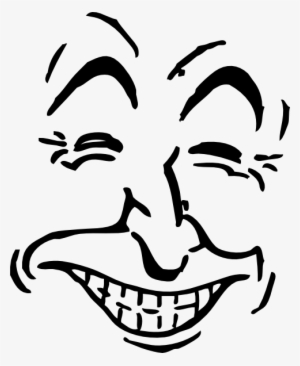 Laughing Face Clip Art At Clker - Weird Face Clip Art