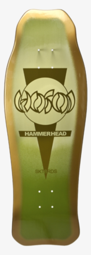 Hosoi Hammerhead Double Kick Sunburst Deck Green - Skateboard