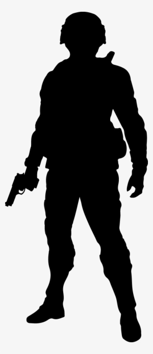 Silhouette Of Soldier By Mieshanovakov - Soldier Silhouette Png