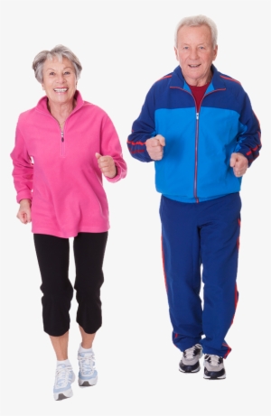 Running People Png Image - Old People Exercising Png