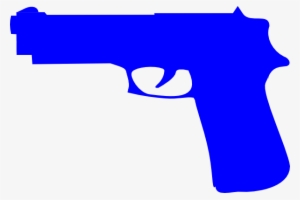 Gun Clip At Clker Com Vector Online - Blue Gun Clip Art