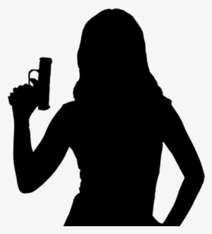 Sunday October 14th " - Woman Silhouette With Gun