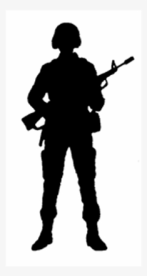 Soldier Silhouette Clip Art Image - Easy Soldier Silhouette