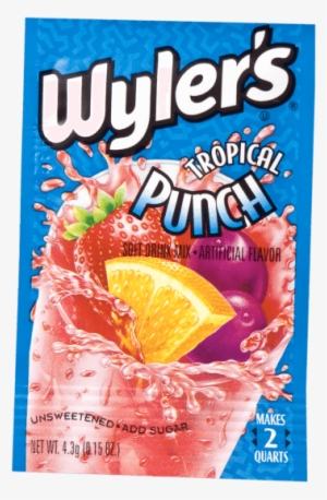 Wyler's Tropical Punch - Wylers Soft Drink Mix, Lemonade Flavor - 0.23 Oz