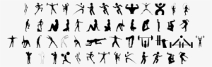 Dingbats Fitness Silhouettes Example - Fitness