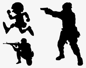 Soldier Silhouette Military Shooting Target - Gun Shooting Target Silhouette