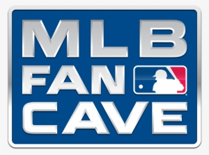 This Is The Logo For The Mlb Fan Cave - Mlb Fan Cave T-shirt Xl Front