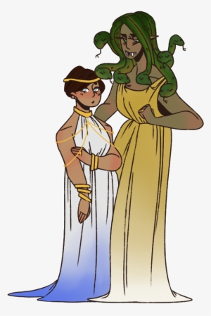 Medusa Is A Lesbian And This Is Her Lovely Blind Wife - Medusa And Blind Girl
