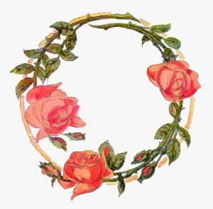 The Flower Crown, From Etruscan History To Modern Trend - Art Nouveau Roses Greeting Card