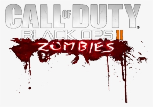 Black Ops 2 Zombies Logo Png Png Black And White Download - Call Of Duty Black Ops 2 Zombies Logo