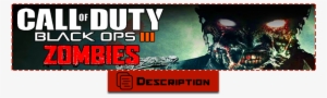 Bo3z Description Welcome To Call Of Duty - Call Of Duty Black Ops