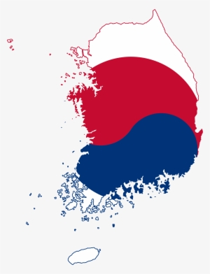 Open - South Korea Flag Map